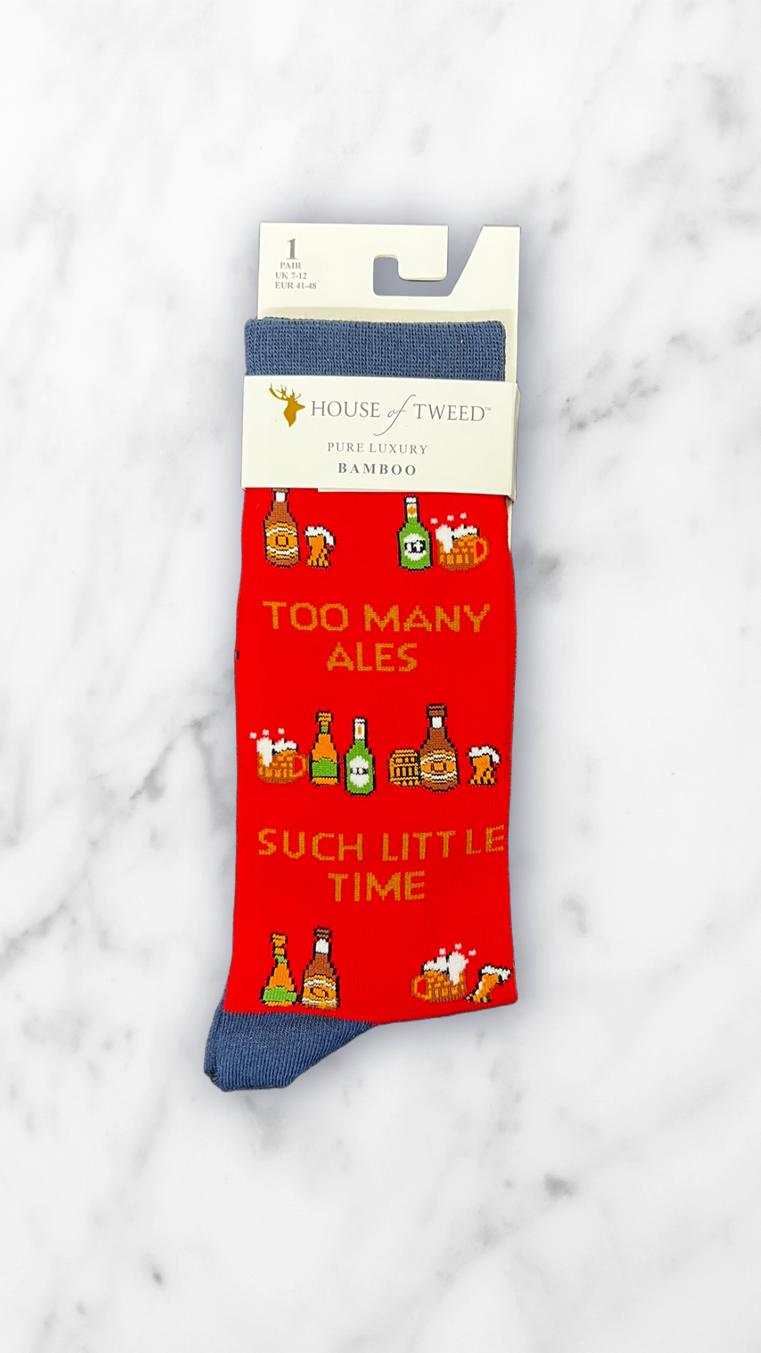 Mens House Of Tweed Bamboo Socks UK 7-12