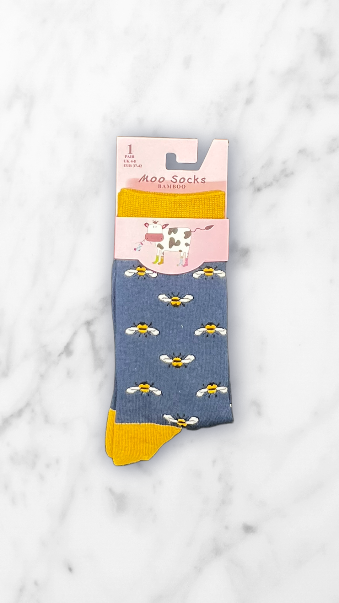 Ladies Moo Socks Bamboo Socks UK 4-8