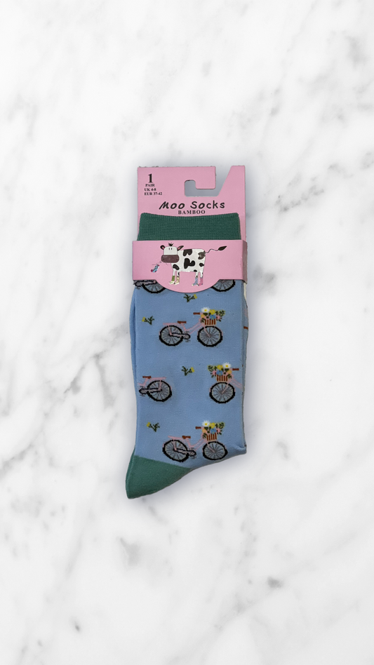 Ladies Moo Socks Bamboo Socks UK 4-8