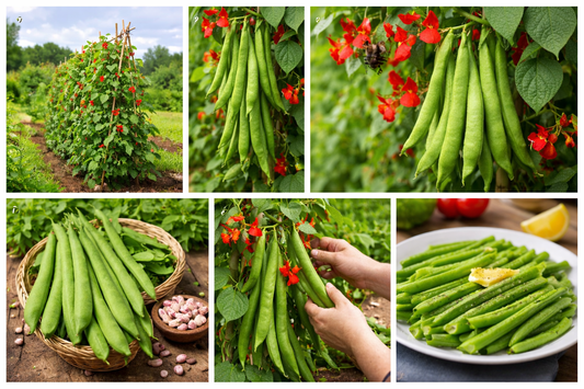 Enorma Runner Bean Seeds – Heavy Cropping, Traditional Variety