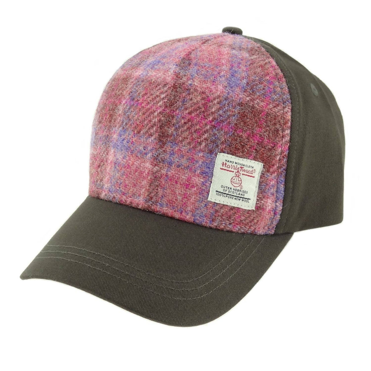 Baseball Cap with Harris Tweed