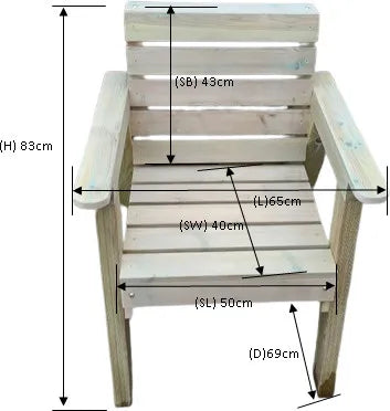 Premium Wooden Classic Garden Chair
