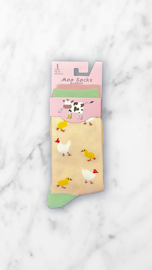 Ladies Moo Socks Bamboo Socks UK 4-8