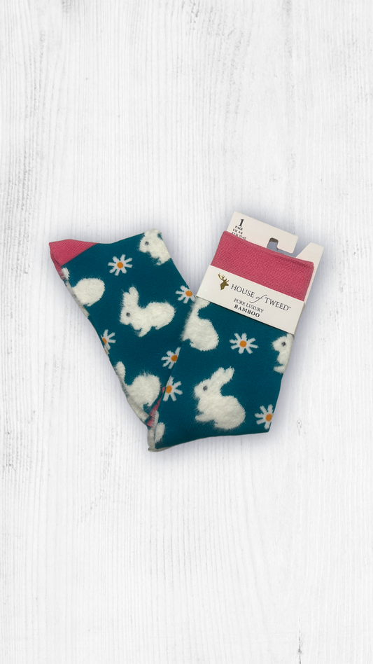 House Of Tweed Ladies Knee High Bamboo Socks Uk 4-8