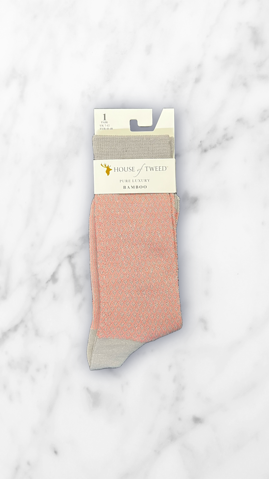 Mens House Of Tweed Bamboo Socks UK 7-12