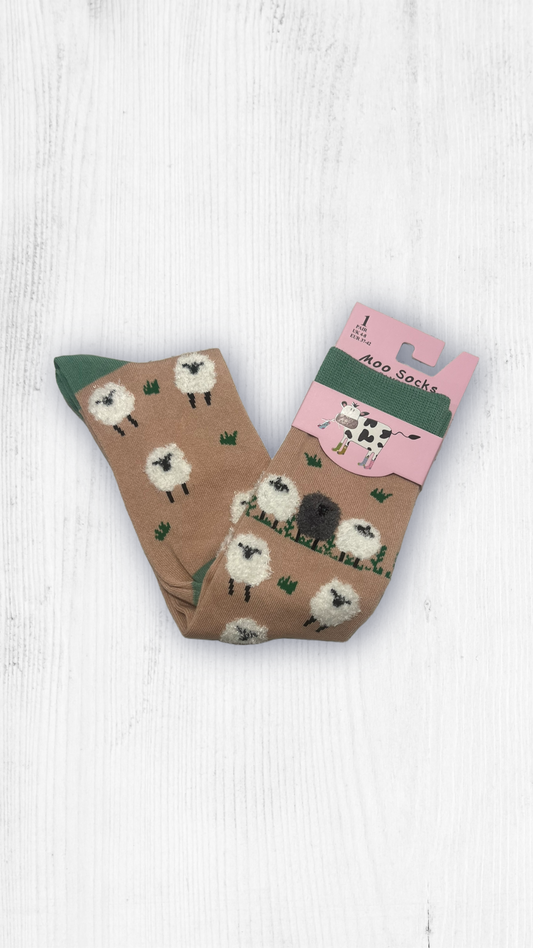 Moo  Ladies Knee High Bamboo Socks Uk 4-8