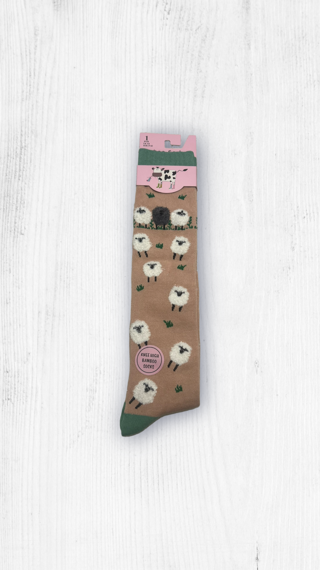 Moo  Ladies Knee High Bamboo Socks Uk 4-8