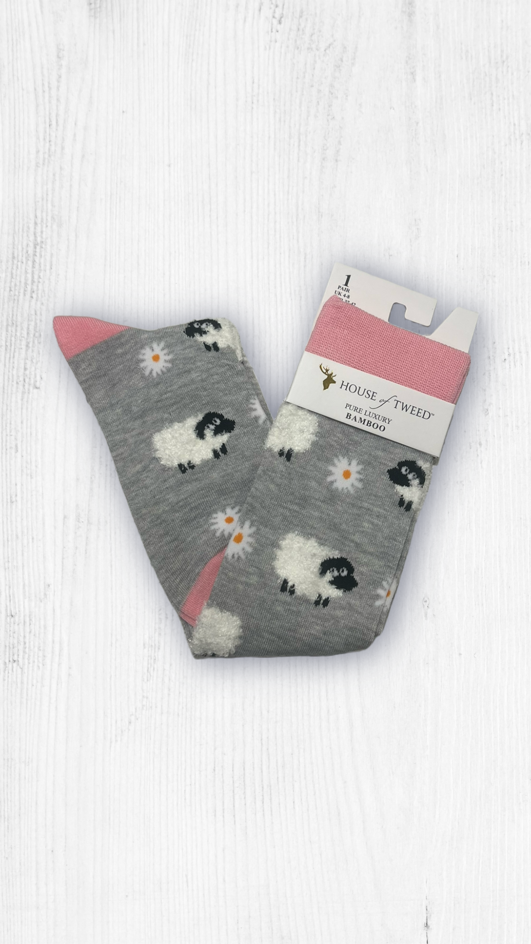 House Of Tweed Ladies Knee High Bamboo Socks Uk 4-8