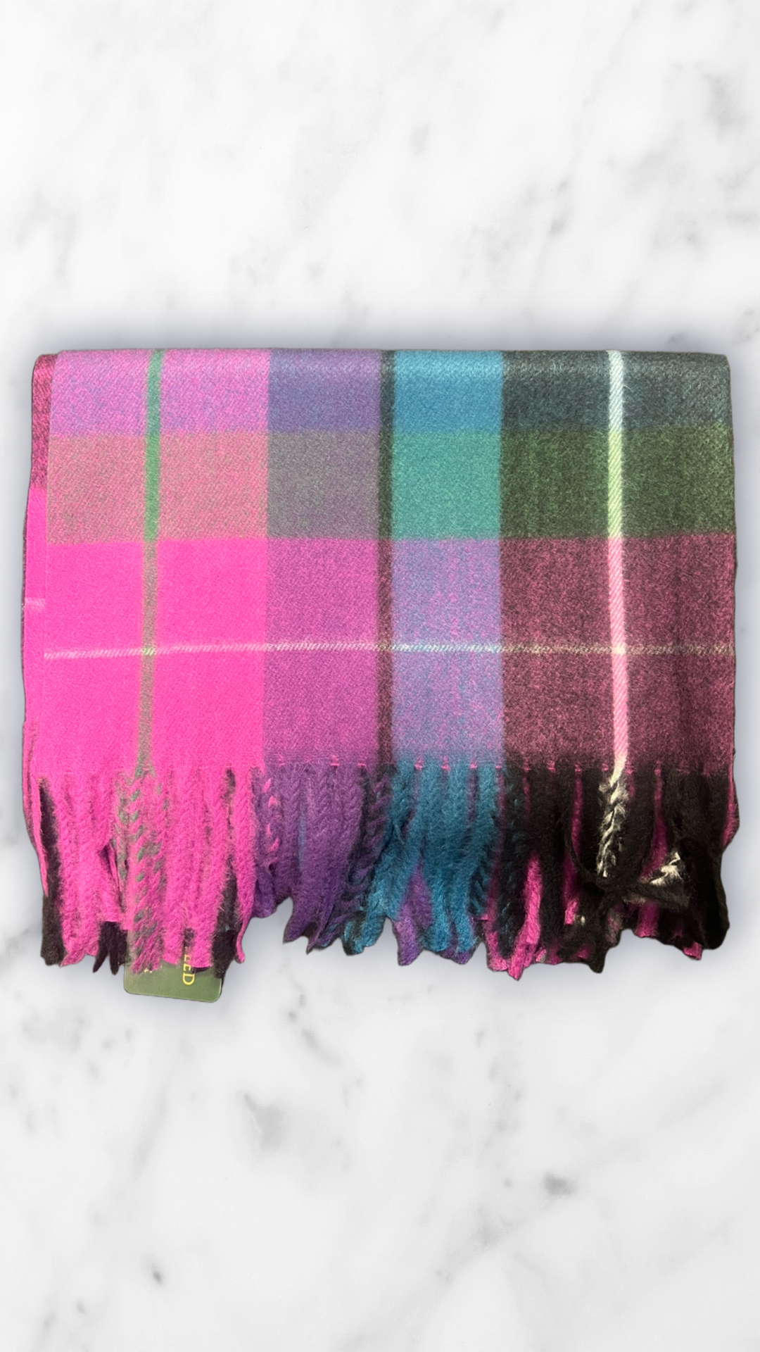 House Of Tweed Tartan Check Scarf