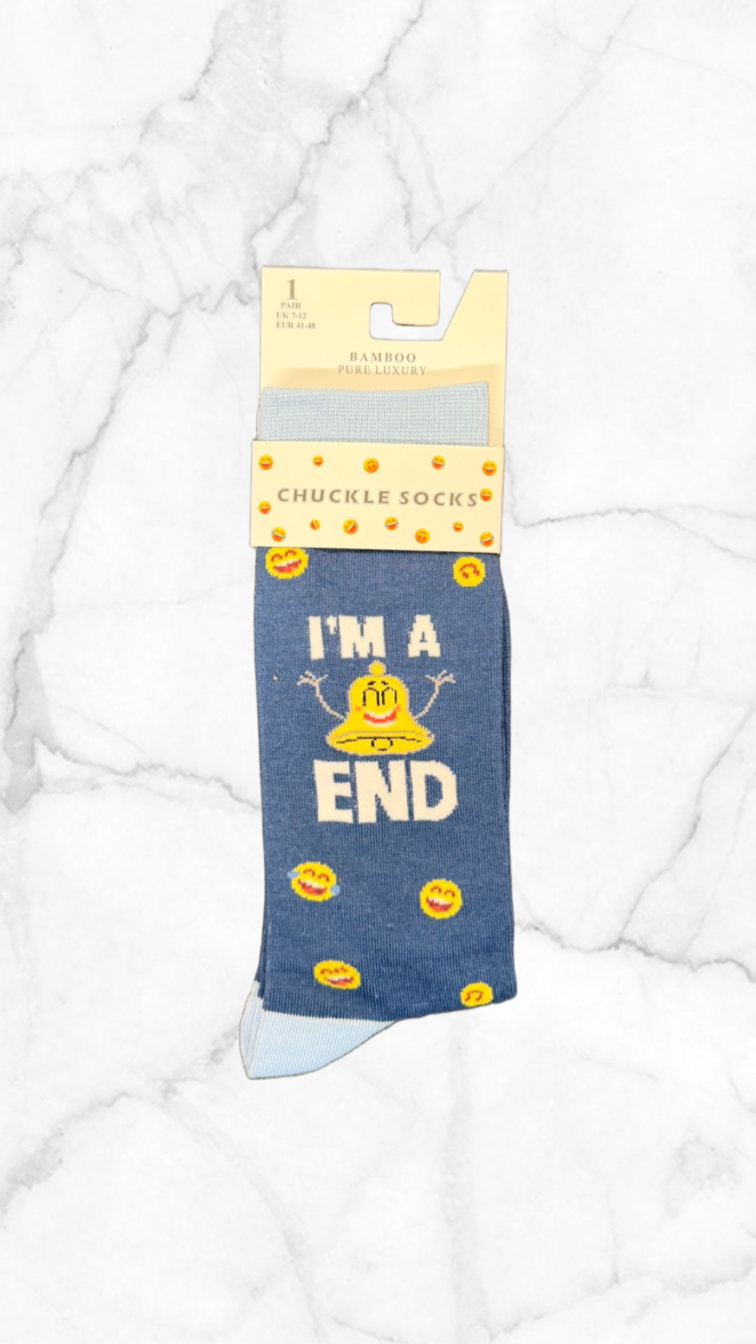 Bamboo Chuckle Socks Size 7-12