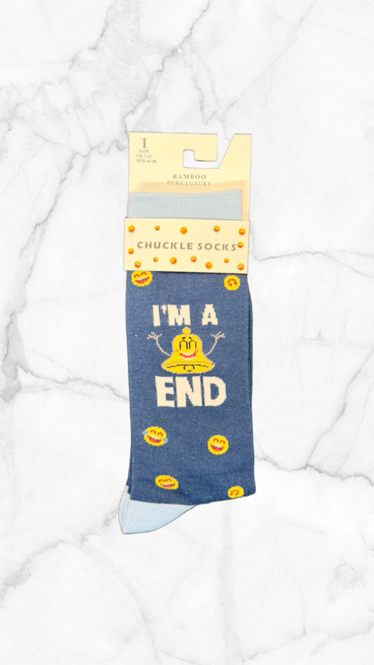Bamboo Chuckle Socks Size 7-12