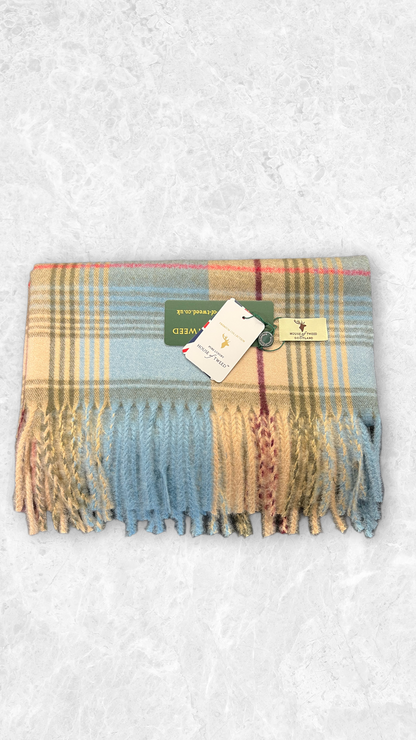 House Of Tweed Tartan Check Scarf