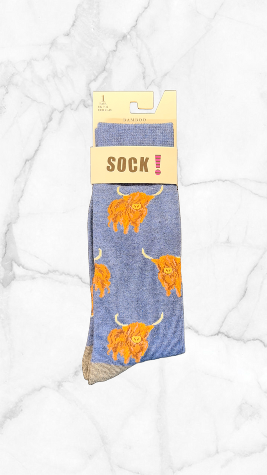 Mens House Of Tweed Bamboo Socks UK 7-12