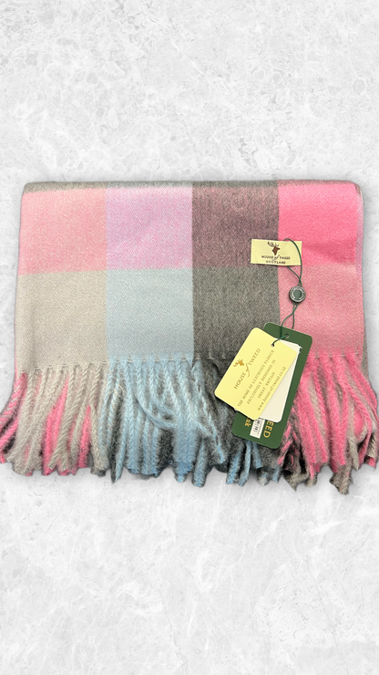 House Of Tweed Tartan Check Scarf