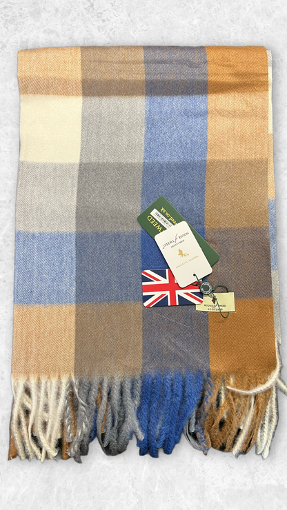 House Of Tweed Tartan Check Scarf