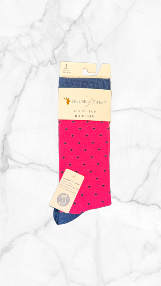Mens House Of Tweed Bamboo Socks UK 7-12 (Loose Fit/Diabetic Friendly)