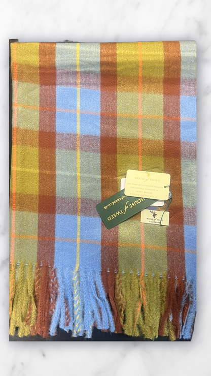 House Of Tweed Tartan Check Scarf