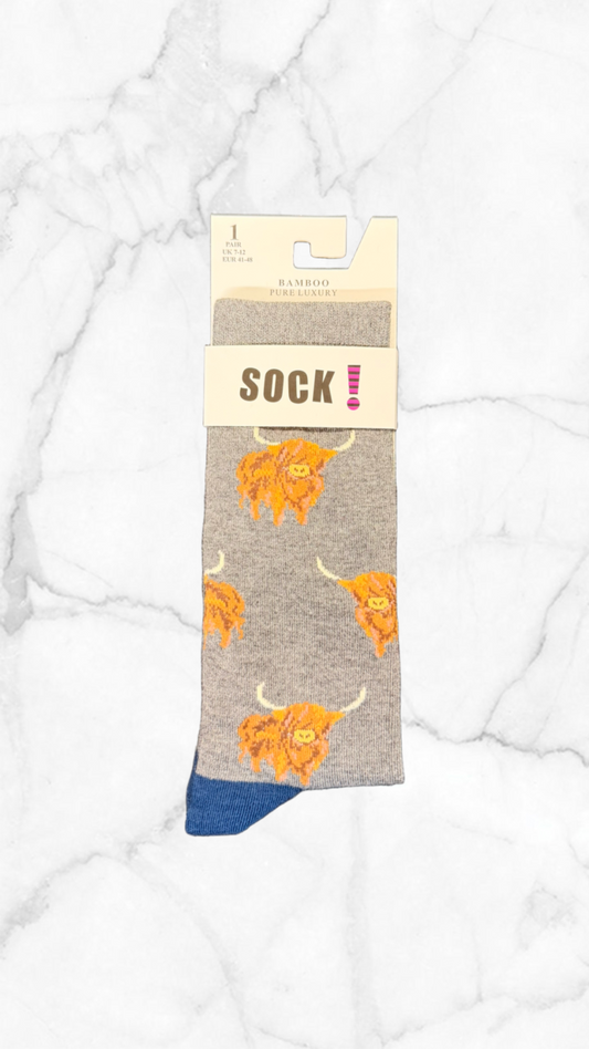 Mens House Of Tweed Bamboo Socks UK 7-12