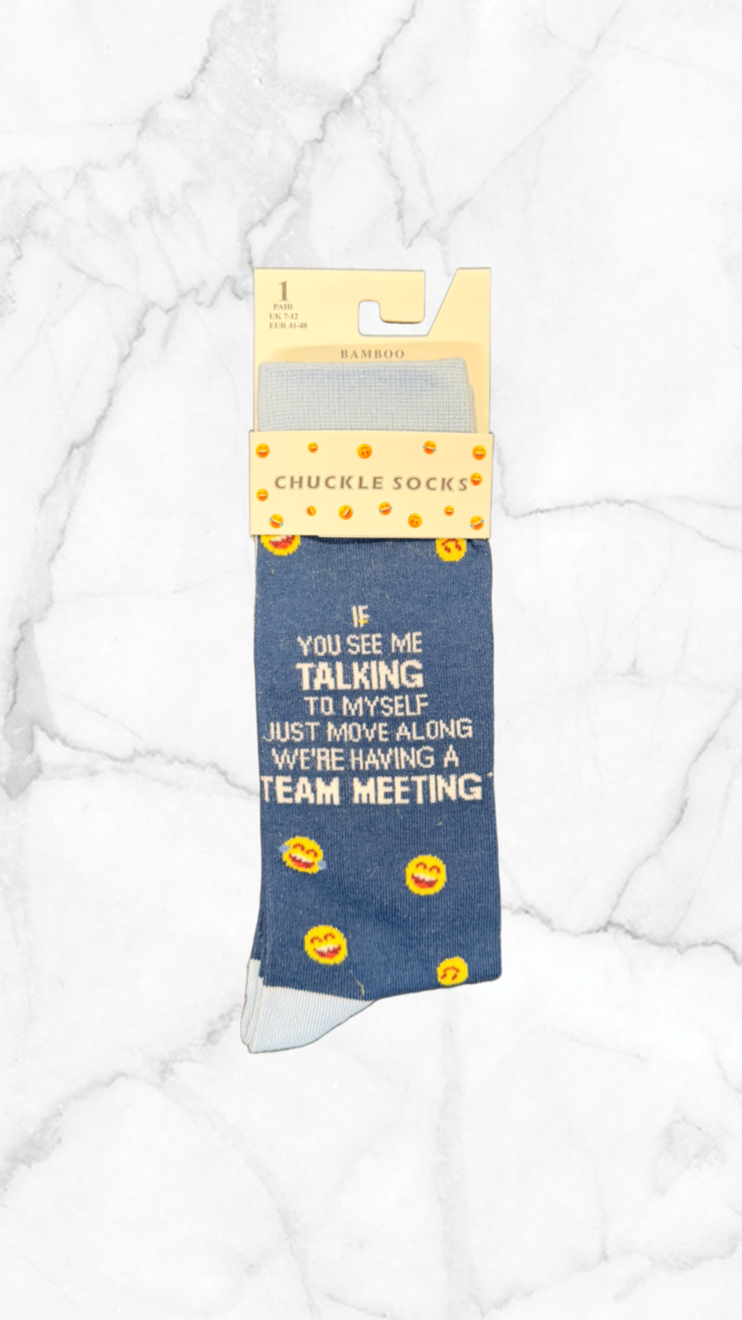 Bamboo Chuckle Socks Size 7-12
