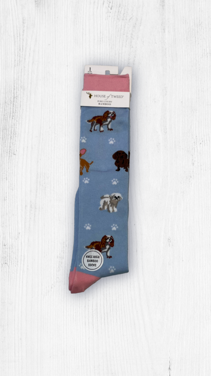 House Of Tweed Ladies  Knee High Bamboo Socks Uk 4-8