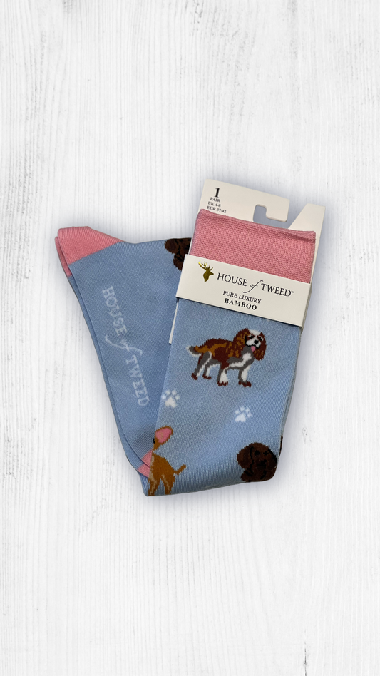 House Of Tweed Ladies  Knee High Bamboo Socks Uk 4-8