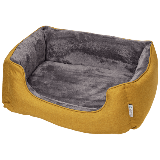 Ultima Washable Dog Bed Mustard