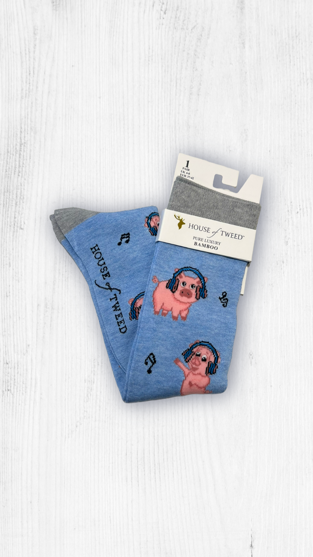 House Of Tweed  Ladies Knee High Bamboo Socks Uk 4-8