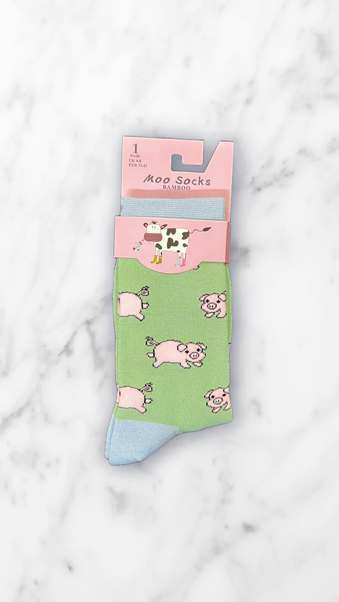Ladies Moo Socks Bamboo Socks UK 4-8