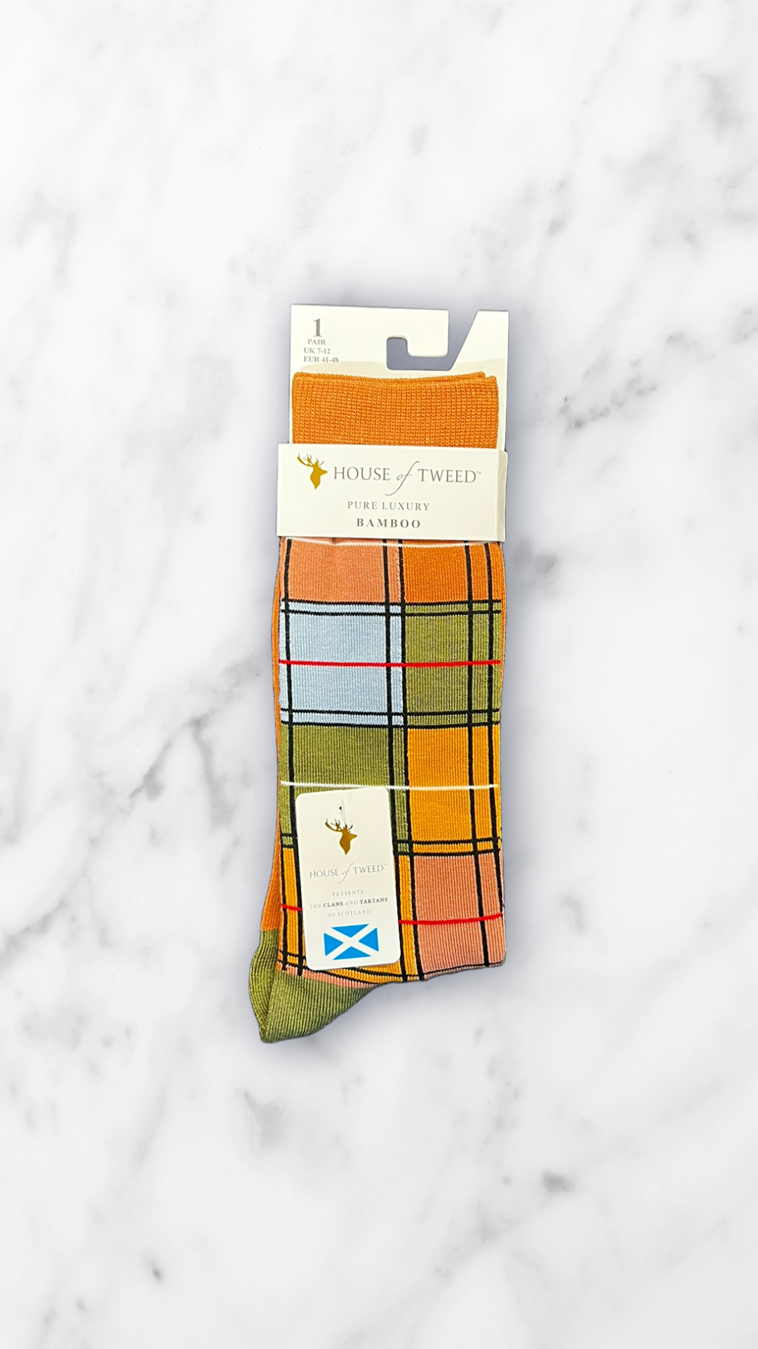 Mens House Of Tweed Bamboo Socks UK 7-12